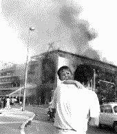 Bosnia, Sarajevo in flame